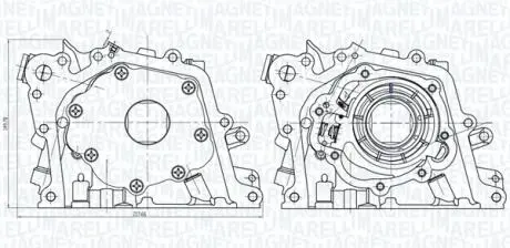 351516000075 MAGNETI MARELLI FORD Помпа масла C-Max/Focus/Kuga 1,5-1,6EcoBoost 10- MAGNETI MARELLI підбір по vin на Brocar