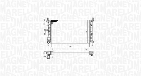 350213190500 MAGNETI MARELLI MAZDA радіатор охолодження 121,Ford Fiesta IV 1.3 95- MAGNETI MARELLI подбор по vin на Brocar