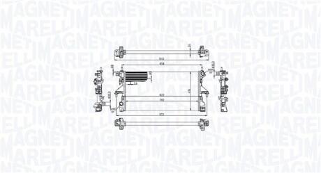 350213215100 MAGNETI MARELLI FIAT Радіатор сист. охолодження DUCATO 2,3 D 11- MAGNETI MARELLI подбор по vin на Brocar