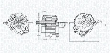 351516000002 MAGNETI MARELLI CITROEN помпа мастила Jumper 2.2HDI 06- MAGNETI MARELLI подбор по vin на Brocar