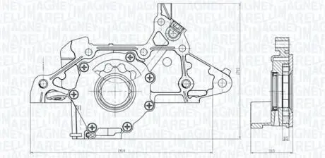 351516000103 MAGNETI MARELLI KIA Оливний насос CARENS II 1.6 02- MAGNETI MARELLI подбор по vin на Brocar