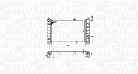 350213188200 MAGNETI MARELLI DAEWOO радіатор охолодження Matiz MAGNETI MARELLI подбор по vin на Brocar