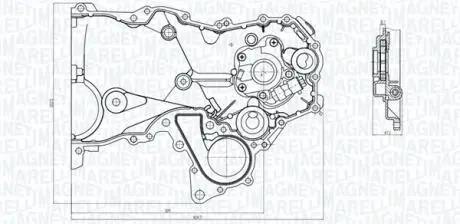 351516000104 MAGNETI MARELLI TOYOTA Оливний насос YARIS 99- MAGNETI MARELLI подбор по vin на Brocar