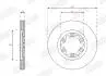563463J JURID FORD Гальмівний диск RANGER (ER, EQ, R_) 2.5 TD 4x4 02-06, MAZDA B-SERIE (UN) 2.5 TD 4WD 99-06 JURID підбір по vin на Brocar