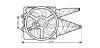FT7530 AVA Вентилятор радіатора Amarok, Caddy III, Golf V,VI, Passat, Touran, Skoda Octavia II, Supe FT7530