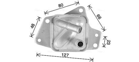 TO3769 AVA LEXUS Оливний радіатор (без корпуса) NX 200t 14-, NX 300 17-, RX 200t 15-, RX 300 17- AVA COOLING підбір по vin на Brocar