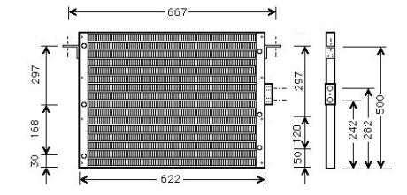 AU5075 AVA LAND ROVER Радіатор кондиціонера (Конденсатор) RANGE ROVER II 2.5, 3.9, 4.0, 4.6 94- AVA COOLING підбір по vin на Brocar