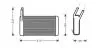 AU6131 AVA LAND ROVER Радіатор опалення DISCOVERY I 2.0 89-, 2.5, 3.5, 4.0, RANGE ROVER AVA COOLING підбір по vin на Brocar