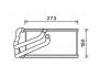 CR6140 AVA CHRYSLER Радіатор опалення SEBRING 2.0 07-, 2.4 06-, 2.7 06-, DODGE, JEEP AVA COOLING підбір по vin на Brocar