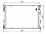 AVA NISSAN Радіатор охолодження двиг. QASHQAI / QASHQAI +2 I 1.6 dCi 11- DNA2419