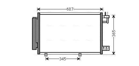 FDA5439D AVA FORD Радіатор кондиціонера (конденсатор) з осушувачем Fiesta VI 08- AVA COOLING підбір по vin на Brocar