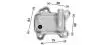 OL3716 AVA OPEL Масляний радіатор Corsa C, Combo Tour, Meriva 1.7CDTI 03- AVA COOLING підбір по vin на Brocar