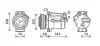 AVA CHEVROLET Компресор кондиціонера CAPTIVA 2.0-2.4 D 11-, OPEL CTK063