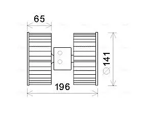 BW8475 BW8475 AVA Вентилятор салона BMW 3 SERIES E36 (1991) 316I 1.6 AVA COOLING подбор по vin на Brocar
