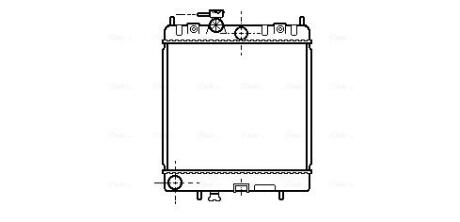 DN2130 DN2130 AVA Радіатор охолодження NISSAN MARCH (1993) 1.0 AVA COOLING підбір по vin на Brocar