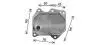 FD3669 Охолоджувач оливи AVA COOLING підбір по vin на Brocar