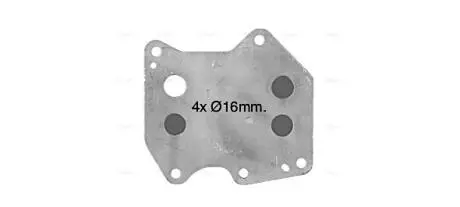 FD3669 Охолоджувач оливи AVA COOLING подбор по vin на Brocar