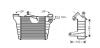 STA4036 AVA SKODA Інтеркулер FABIA 1.9 00-, VW, SEAT AVA COOLING підбір по vin на Brocar