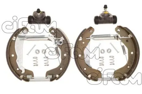 151124 CIFAM DAEWOO Комплект гальмівних колодок (барабанні) LANOS / SENS (KLAT) 1.3/1.5 97-, OPEL ASTRA F 1.4/1.6 98-02 CIFAM подбор по vin на Brocar