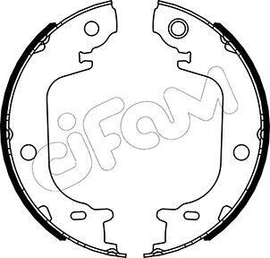 153644 CIFAM TOYOTA Комплект гальмівних колодок (барабанні) PRIUS 1.8 Hybrid 08- CIFAM підбір по vin на Brocar