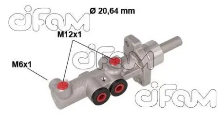 202849 CIFAM SKODA Головний гальмівний циліндр FABIA I 1.2 03-, 1.4 99-, SEAT, VW CIFAM підбір по vin на Brocar