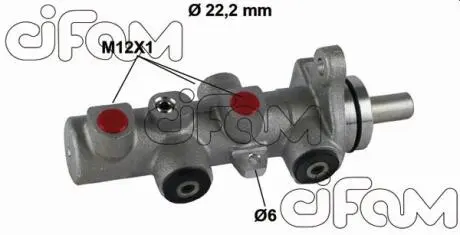 202793 CIFAM KIA Главный тормозной цилиндр RIO 1.4 05-, HYUNDAI ACCENT 1.5 05- CIFAM подбор по vin на Brocar