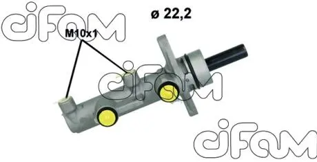 2021233 CIFAM TOYOTA Головний гальм. циліндр YARIS 1.0 05-11 CIFAM підбір по vin на Brocar