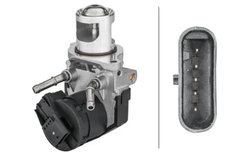 6NU014864681 HELLA BMW Клапан рециркуляції ВГ 1 (E81) 120 d 07-11, 1 (F20) 120 d 11-15, 3 (F30, F80) 316 d 12-18 HELLA підбір по vin на Brocar