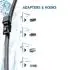9XW358179111 HELLA BMW Щітка склоочисника REAR 275мм (склоочисника) FORD, INFINITI, SEAT, AUDI, MERCEDES-BENZ HELLA підбір по vin на Brocar