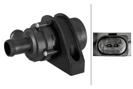 8TW358304551 HELLA VW Додатковий водяний насос CC B7 3.6 11-16, PASSAT B6 3.2/3.6 05-, SKODA SUPERB 3.6 08- HELLA подбор по vin на Brocar