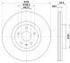 8DD355132421 HELLA PRO FORD диск гальмівний передн MONDEO V Turnier 14- HELLA підбір по vin на Brocar