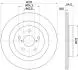 8DD355134961 HELLA PRO TOYOTA гальмівний диск задн. RAV 4 V 18- HELLA підбір по vin на Brocar