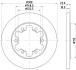 8DD355122831 HELLA PRO FORD диск гальм. задн. TRANSIT 15- HELLA підбір по vin на Brocar