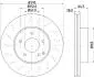 8DD355114391 HELLA PRO DB гальмівний диск передн.W204 07- HELLA підбір по vin на Brocar