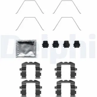 LX0705 DELPHI HYUNDAI Комплект по заміні гальм. колодок KIA, VOLVO DELPHI подбор по vin на Brocar