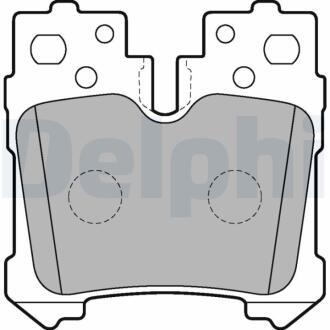 LP2214 DELPHI TOYOTA гальмівні колодки задн.Lexus LS 06- DELPHI підбір по vin на Brocar