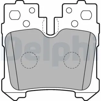 LP2214 DELPHI TOYOTA гальмівні колодки задн.Lexus LS 06- DELPHI підбір по vin на Brocar