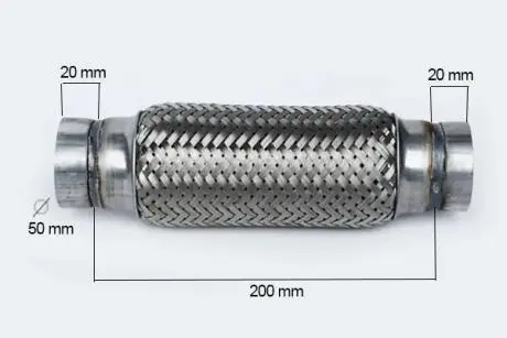33745 ASAM Гофра глушника 50*200 мм ASAM підбір по vin на Brocar