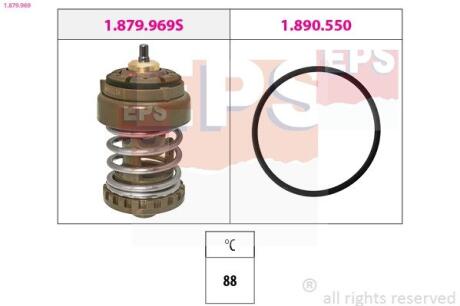 1879969 EPS BMW Термостат 88 °C 3 (G20, G80, G28) 20- EPS підбір по vin на Brocar