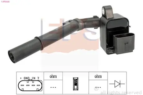 1970625 EPS DB котушка DB A176, C205 CLA 160/180/200 EPS підбір по vin на Brocar