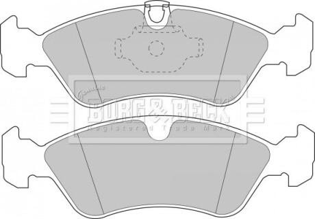 BBP1474 BBP1474 BORG & BECK - Гальмівні колодки до дисків BORG&BECK подбор по vin на Brocar