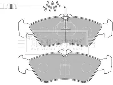 BBP1445 BBP1445 BORG & BECK - Гальмівні колодки до дисків BORG&BECK подбор по vin на Brocar