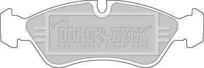 BBP1423 BBP1423 BORG & BECK - Гальмівні колодки до дисків BORG&BECK підбір по vin на Brocar