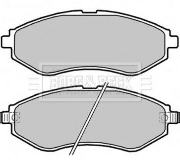 BBP2324 BBP2324 BORG & BECK - Гальмівні колодки до дисків BORG&BECK підбір по vin на Brocar