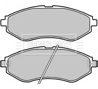 BBP2324 BBP2324 BORG & BECK - Гальмівні колодки до дисків BORG&BECK підбір по vin на Brocar