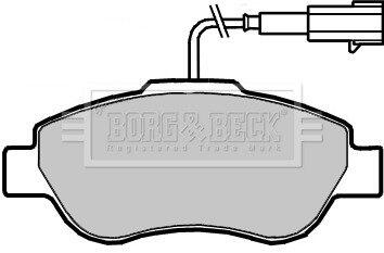 BBP2416 BBP2416 BORG & BECK - Гальмівні колодки до дисків BORG&BECK підбір по vin на Brocar