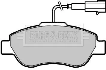 BBP2416 BBP2416 BORG & BECK - Гальмівні колодки до дисків BORG&BECK підбір по vin на Brocar