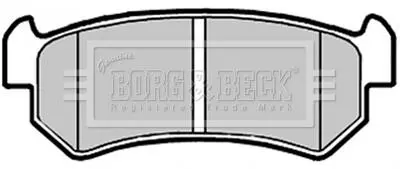 BBP2146 BBP2146 BORG & BECK - Гальмівні колодки до дисків BORG&BECK підбір по vin на Brocar