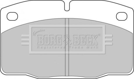 BBP1117 BBP1117 BORG &amp; BECK Гальмівні колодки до дисків BORG&BECK підбір по vin на Brocar