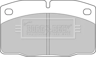 BBP1117 BBP1117 BORG & BECK Гальмівні колодки до дисків BORG&BECK підбір по vin на Brocar